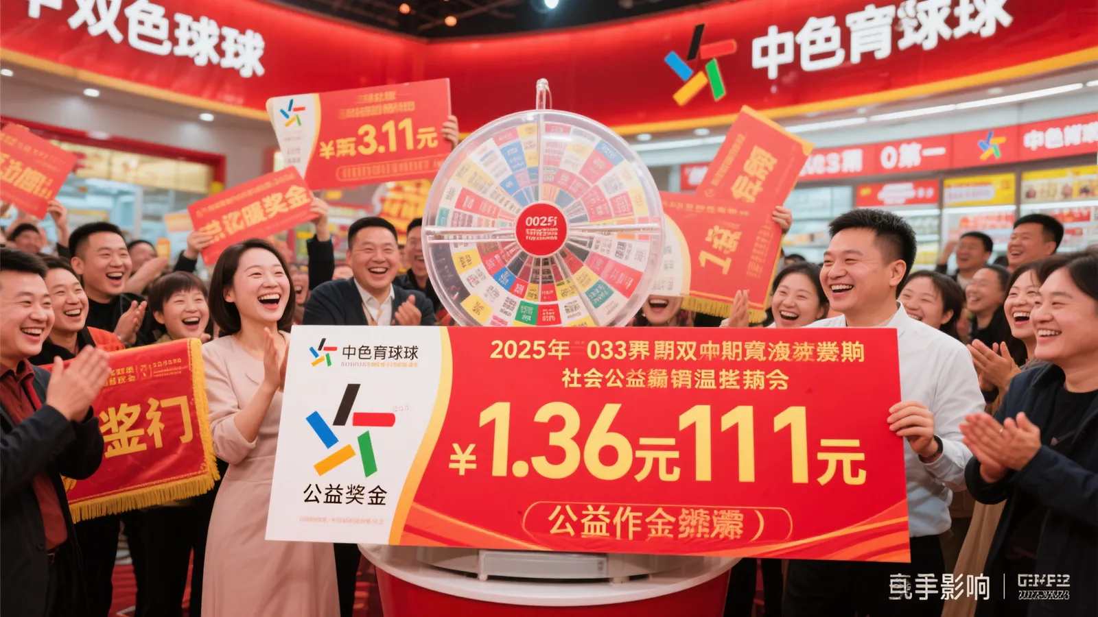双色球2025-033期：11注一等奖诞生，公益金达1.36亿元
