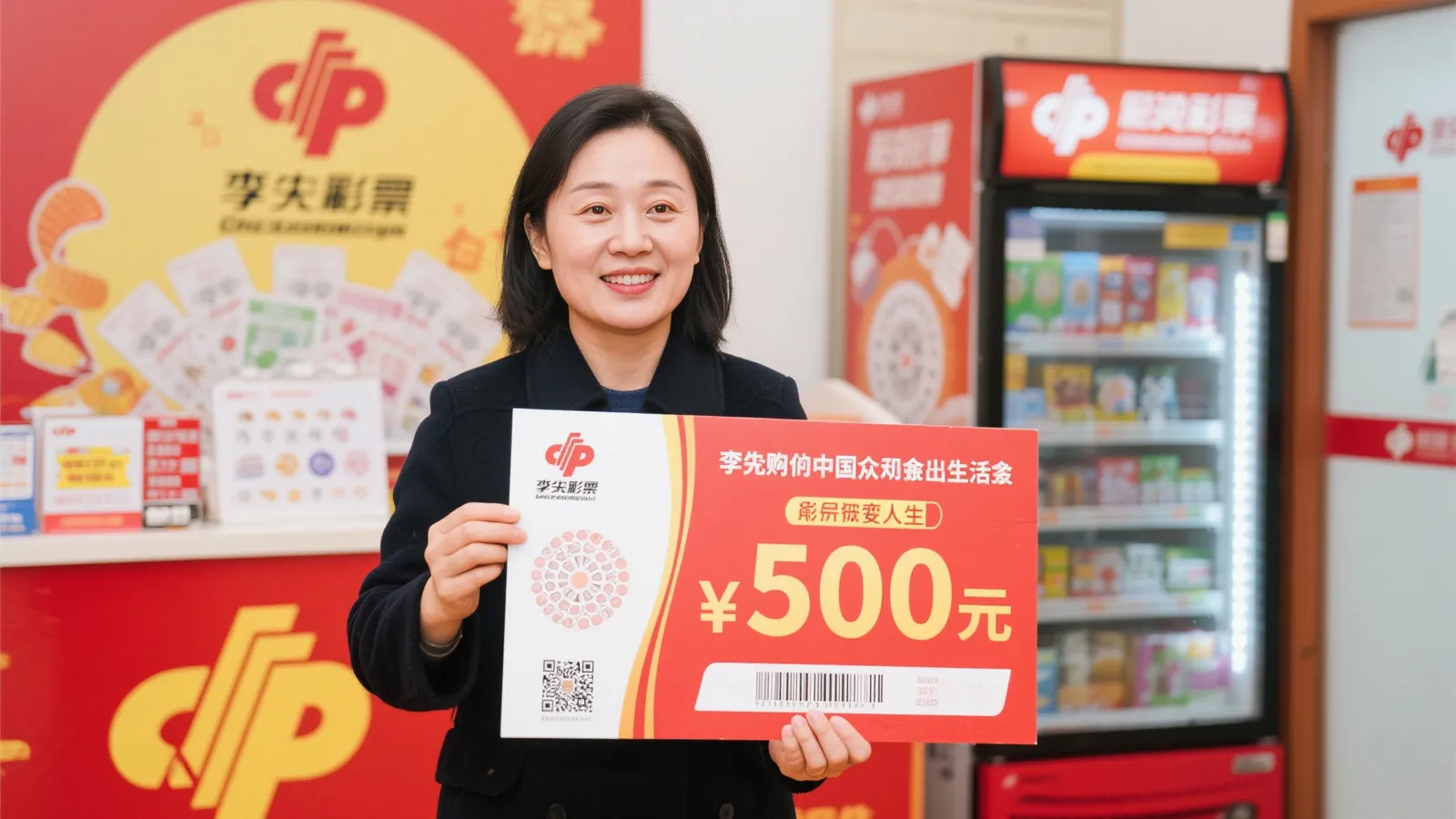 女子新手购彩喜中大乐透1003万：仅买彩2年便中大奖