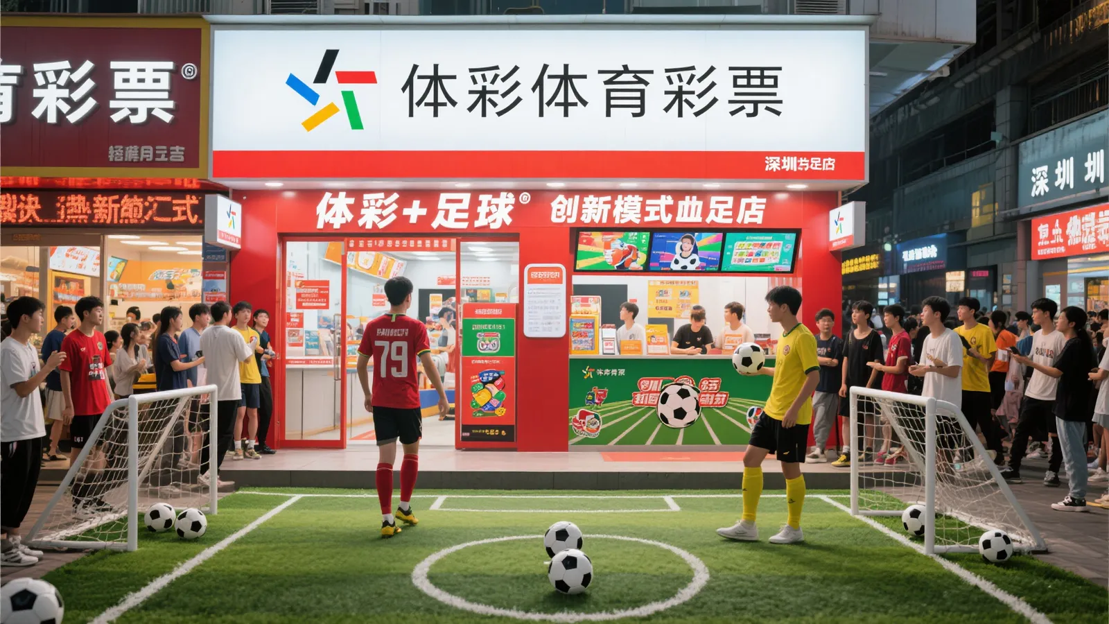 体彩遇上足球，深圳这家实体店火爆出圈！