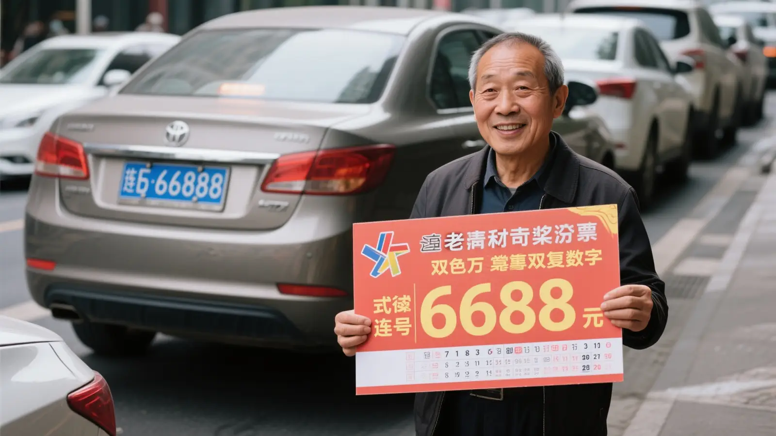 20年老彩民喜中双色球816万 灵感源自车牌号组合