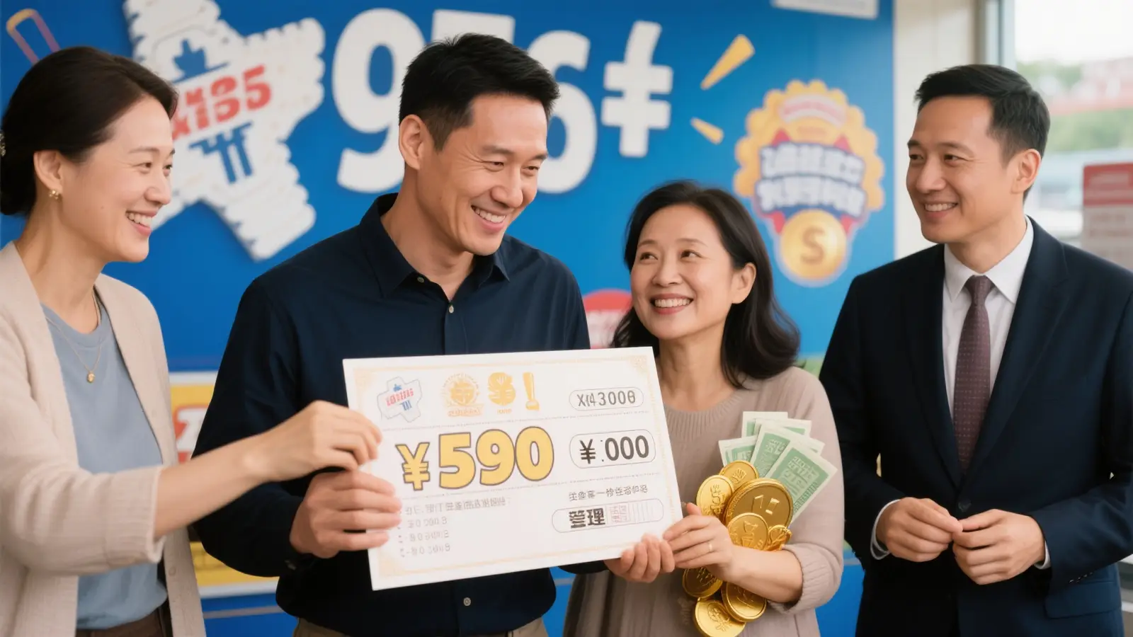 男子坚守幸运号码中大乐透1024万，奖金全权交由妻子管理-图