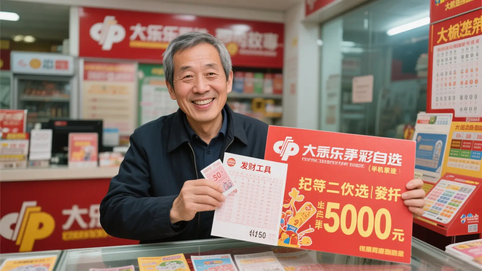 老彩民靠机选与守号策略，仅投20元揽获大乐透732万大奖