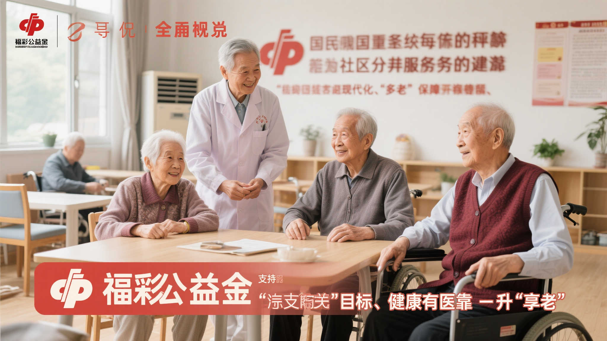 福彩公益金助力乐享健康养老新生活
