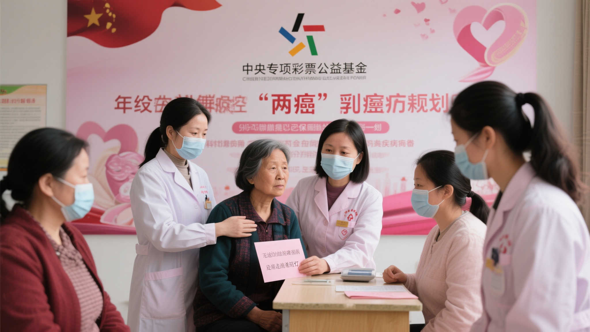 中央专项彩票公益金救助，两癌受助妇女获援一二九团